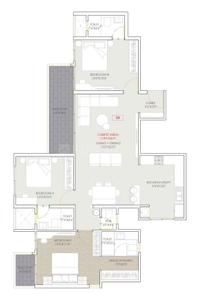 Image of 1650 Sq.ft 3 BHK Apartment / Flat for sale in Gaikwad Unico, Ravet, Pune for Rs. 11700000
