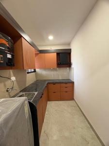 Kitchen Image of 350 Sq.ft 1 RK Builder Floor for rent in Nipania Indore for Rs. 13000