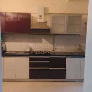 Kitchen Image of 800 Sq.ft 1.5 BHK Apartment / Flat for rent in Long Island, Charholi Budruk Pune for Rs. 25000