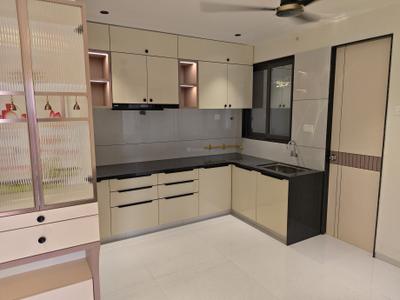 Kitchen Image of 1751 Sq.ft 3 BHK Apartment / Flat for sale in Niyati Tulsi Darshan, Dahin Nagar Surat for Rs. 6650000