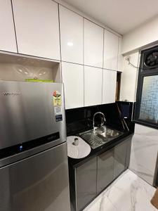 Kitchen Image of 1400 Sq.ft 2 BHK Apartment / Flat for rent in M3M Skywalk, Sector 74 Gurgaon for Rs. 85000