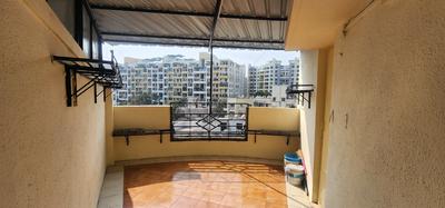 Balcony Image of 870 Sq.ft 2 BHK Apartment / Flat for rent in RK Lunkad Nisarg City 1, Wakad Pune for Rs. 33000