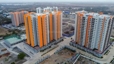 Image of 1085 Sq.ft 3 BHK Apartment / Flat for sale in Pragnya Eden Park, Siruseri, Chennai for Rs. 7600000