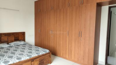 Bedroom Image of 1230 Sq.ft 2 BHK Apartment / Flat for rent in Puravankara Palm Beach, Kyalasanahalli Bengaluru for Rs. 43000