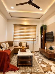 Bedroom Image of 750 Sq.ft 1 BHK Builder Floor for rent in Scheme No 114 Indore for Rs. 21000