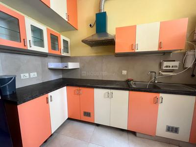Kitchen Image of 550 Sq.ft 1 BHK Apartment / Flat for rent in Prestige Bella Vista, Iyyappanthangal Chennai for Rs. 33500