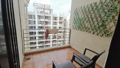Balcony Image of 1100 Sq.ft 2 BHK Apartment / Flat for rent in Ekta Greenville, Pathardi Phata Nashik for Rs. 25000