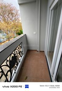 Balcony Image of 900 Sq.ft 1 BHK Apartment / Flat for rent in Dooravani Nagar Bengaluru for Rs. 25000