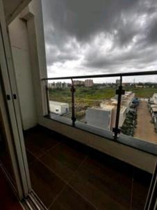 Balcony Image of 1400 Sq.ft 3 BHK Apartment / Flat for rent in Gera World Of Joy, Upper Kharadi Pune for Rs. 50000