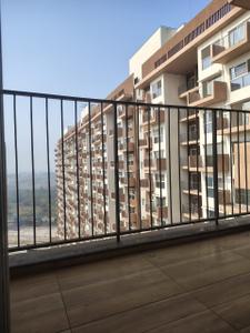 Balcony Image of 800 Sq.ft 2 BHK Apartment / Flat for rent in Godrej Boulevard, Manjari Budruk Pune for Rs. 25000