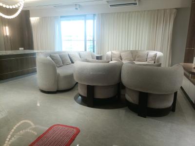 Living Room Image of 3000 Sq.ft 4 BHK Apartment / Flat for sale in Arham Satyam Valencia, Kharghar Navi Mumbai for Rs. 50000000