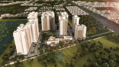Image of 987 Sq.ft 2 BHK Apartment / Flat for sale in Doshi Risington 2, Karapakkam, Chennai for Rs. 10100000