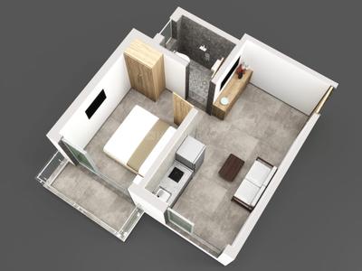 Image of 400 Sq.ft 1 BHK Studio for sale in Sawantwadi, Sindhudurg for Rs. 3600000