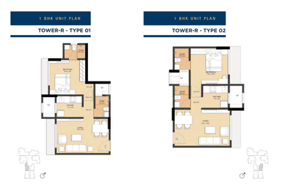 Image of 550 Sq.ft 1 BHK Apartment / Flat for sale in Malad West, Mumbai for Rs. 7650000