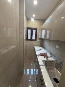 Kitchen Image of 659 Sq.ft 1 BHK Independent House for rent in Radhika Properties Radhika Floors 4, Lajpat Nagar New Delhi for Rs. 30980