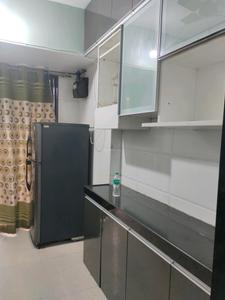 Kitchen Image of 700 Sq.ft 1 BHK Apartment / Flat for rent in Ghansoli Navi Mumbai for Rs. 36000