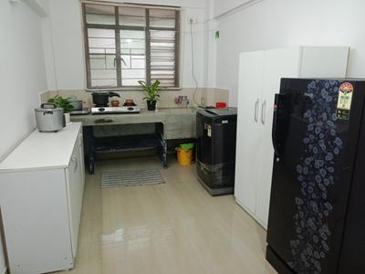 Kitchen Image of 600 Sq.ft 1 BHK Apartment / Flat for rent in Rajat Rashmi Apartment, Koregaon Park Pune for Rs. 32000