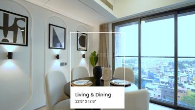 Hall Image of 1500 Sq.ft 3 BHK Apartment / Flat for sale in Rustomjee Paramount, Santacruz West Mumbai for Rs. 96800000