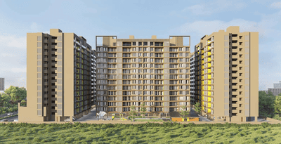 Image of 2214 Sq.ft 3 BHK Apartment / Flat for sale in Samved Opera Melody, Sargasan, Gandhinagar for Rs. 9448000