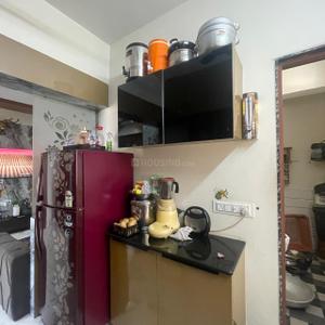 Kitchen Image of 1575 Sq.ft 3 BHK Apartment / Flat for sale in Saket Heaven, Nana Chiloda Ahmedabad for Rs. 5300000