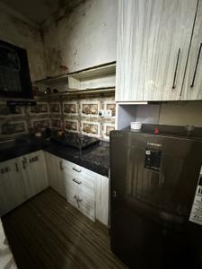 Kitchen Image of 632 Sq.ft 1.5 BHK Independent House for rent in Patel Nagar New Delhi for Rs. 18000