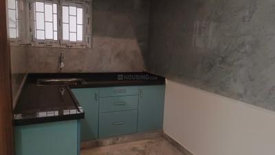 Kitchen Image of 850 Sq.ft 2 BHK Builder Floor for rent in Thanisandra Bengaluru for Rs. 20000
