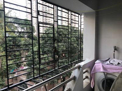 Balcony Image of 1270 Sq.ft 3 BHK Apartment / Flat for sale in Lake Gardens Kolkata for Rs. 12700000