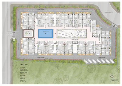 Image of 1030 Sq.ft 2 BHK Apartment / Flat for sale in Buildwell Eminence, Jakhya, Indore for Rs. 5665000