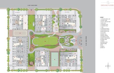 Image of 1287 Sq.ft 2 BHK Apartment / Flat for sale in Althan, Surat for Rs. 4830111
