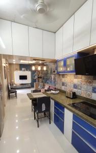 Kitchen Image of 1200 Sq.ft 2 BHK Apartment / Flat for sale in Vashi Navi Mumbai for Rs. 25000000