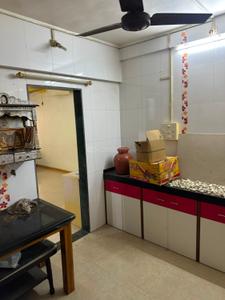 Kitchen Image of 850 Sq.ft 1 BHK Apartment / Flat for rent in Dombivli West Thane for Rs. 12000