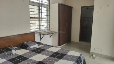 Bedroom Image of 530 Sq.ft 1 RK Apartment / Flat for rent in Gachibowli Hyderabad for Rs. 18000