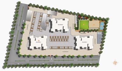 Image of 1600 Sq.ft 3 BHK Apartment / Flat for sale in Pyramid Atlante, Tathawade, Pune for Rs. 9000000
