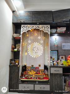 Kitchen Image of 915 Sq.ft 2.5 BHK Apartment / Flat for sale in Shriji Woods Residency, Sirol Gwalior for Rs. 5800000