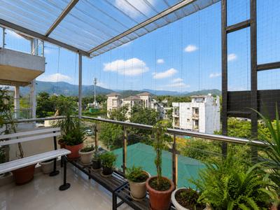 Balcony Image of 1950 Sq.ft 3 BHK Apartment / Flat for sale in Jakhan Dehradun for Rs. 16000000