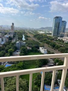 Balcony Image of 1650 Sq.ft 3 BHK Apartment / Flat for rent in Gami Asters, Ghansoli Navi Mumbai for Rs. 90000