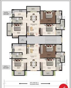 Image of 1635 Sq.ft 3 BHK Apartment / Flat for sale in Shristi Govinda, Rajgarh, Guwahati for Rs. 11100000