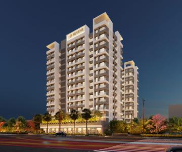 Image of 1100 Sq.ft 2 BHK Apartment / Flat for sale in Sunrise Crestview, Diva, Thane for Rs. 5100000