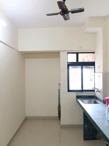 Kitchen Image of 550 Sq.ft 1 BHK Apartment / Flat for rent in Vihang Vermont, Kasarvadavali Thane for Rs. 18000