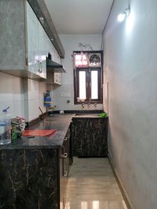 Kitchen Image of 630 Sq.ft 2 BHK Apartment / Flat for rent in Vikrant Affordable Floors by Vikrant Properties And Builders, Razapur Khurd New Delhi for Rs. 14500