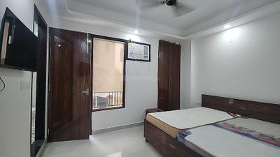 Bedroom Image of 900 Sq.ft 1 BHK Builder Floor for rent in Sector 53 Gurgaon for Rs. 28000