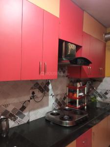 Kitchen Image of 750 Sq.ft 1.5 BHK Apartment / Flat for rent in Kaushambi Ghaziabad for Rs. 25000