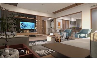 Bedroom Image of 3015 Sq.ft 3 BHK Apartment / Flat for sale in Jubilant Shivanjali Shashwat, Kudasan Gandhinagar for Rs. 13400000