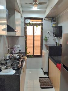 Kitchen Image of 1500 Sq.ft 1 RK Apartment / Flat for rent in Vikhroli East Mumbai for Rs. 36000