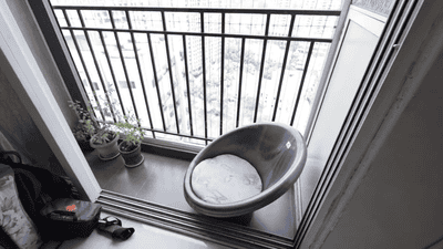 Balcony Image of 510 Sq.ft 1 BHK Apartment / Flat for sale in Vijay Orovia, Hiranandani Estate Thane for Rs. 8500000