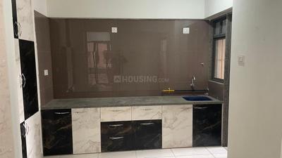 Kitchen Image of 1450 Sq.ft 3 BHK Apartment / Flat for rent in Zaveri Greens, Ghuma Ahmedabad for Rs. 21000