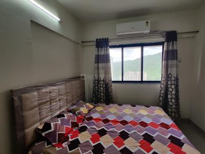 Bedroom Image of 600 Sq.ft 1 BHK Apartment / Flat for rent in Haware Citi, Kasarvadavali Thane for Rs. 21000