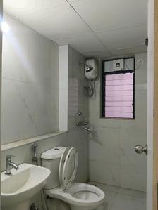 Common Bathroom Image of 611 Sq.ft 1 BHK Apartment / Flat for rent in Runwal Gardens Phase 2 Bldg No 13 17, Dombivli East Thane for Rs. 12499
