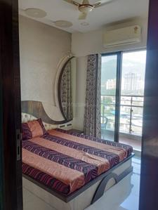 Bedroom Image of 990 Sq.ft 3 BHK Apartment / Flat for rent in Runwal Anthurium, Mulund West Mumbai for Rs. 105000