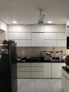 Kitchen Image of 1818 Sq.ft 3 BHK Apartment / Flat for sale in Shiv Sadhna Skywalk Manglaam, Chandkheda Ahmedabad for Rs. 7900000